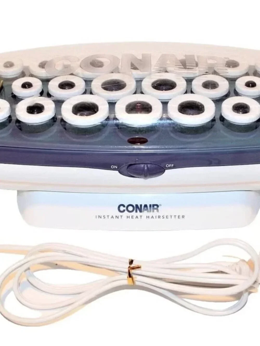 Conair Hot Rollers Instant Heat Hairsetter CHV21 Flocked 3 Sizes Curlers 18 Clip